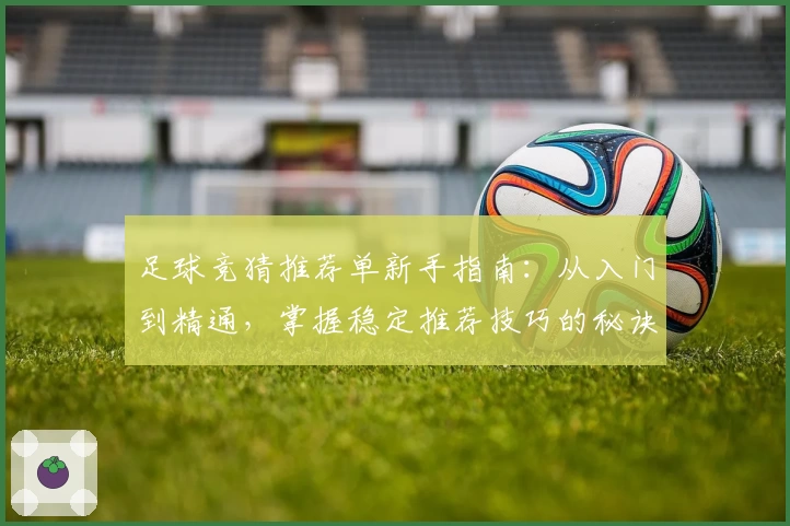 足球竞猜推荐单新手指南：从入门到精通，掌握稳定推荐技巧的秘诀